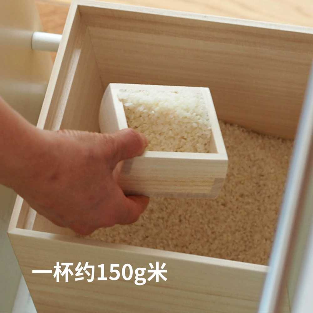 편백나무 쌀통 피톤치드향 잡곡통 방충 곡물 히노끼 3KG 이미지 6