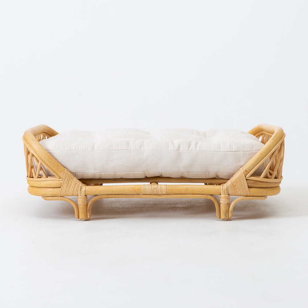 에스닉 라탄 강아지침대 쇼파 고양이해먹 애견 펫베드 반려견 방석