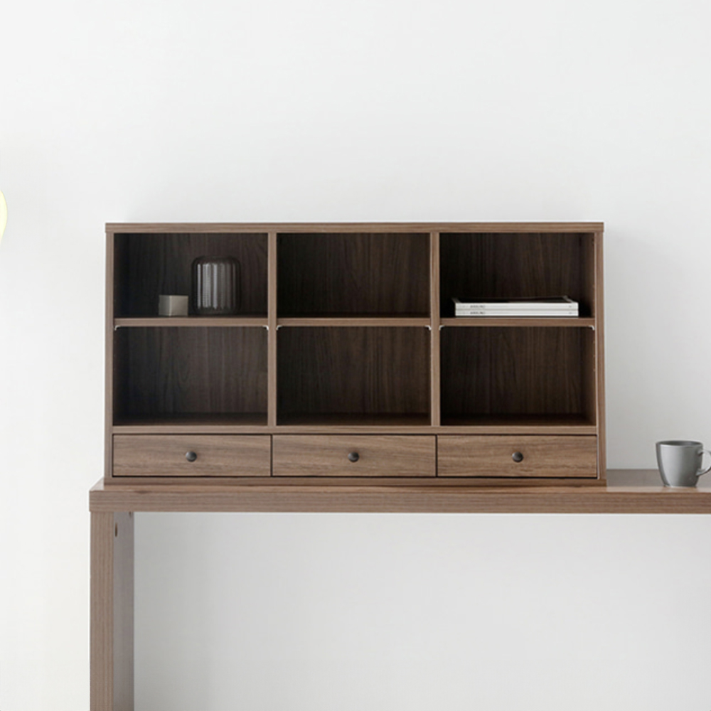 필몬 선반수납장 10860 PUM60110OP 1080x295x600mm, 2단, 미들브라운 4876.9443 - 상세 이미지 2