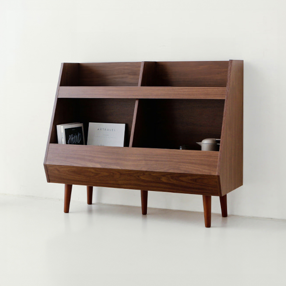 필몬 수납선반 2단 915x360x760mm, 2단, 브라운월넛베니어 0252.7724 - 상세 이미지 2