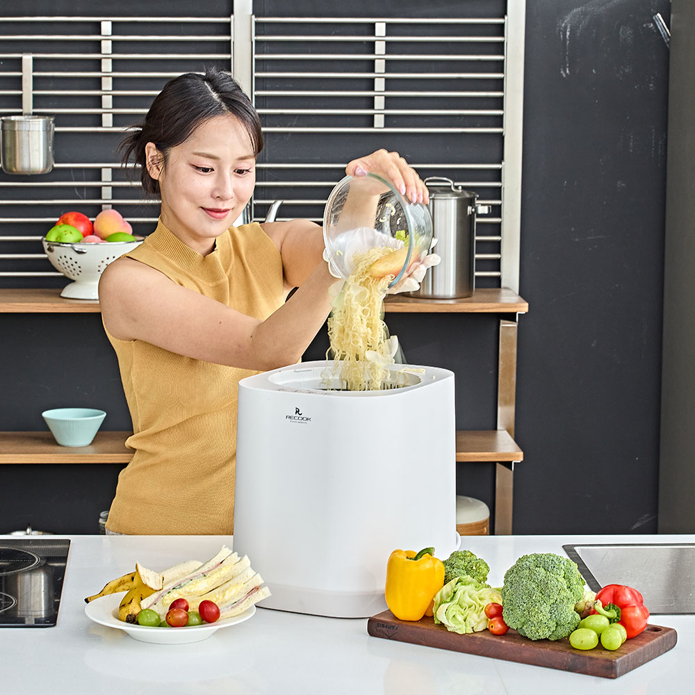 리쿡 음식물처리기 더펠리체 4L 건조 분쇄형 가정용 분리 세척 자동
