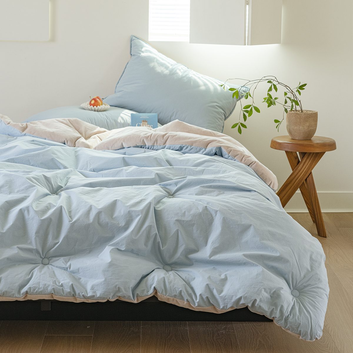 마이하우스 멜로우 60수 고밀도순면 극세사 이불 침구 차렵이불 세트 SS