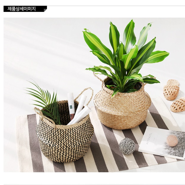 소형 대나무빨래바구니 라틴빨래바구니 원룸 30 우드 빨래통 - 상세 이미지 3