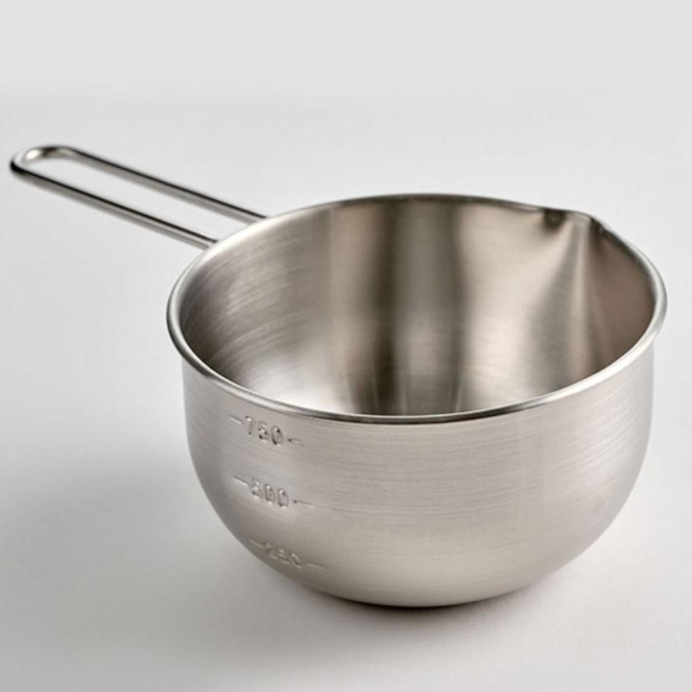 가벼운 계량냄비 손잡이 라면팟 이유식 스텐 작은 소스 편수 낚시 캠핑 밀크팬 14cm