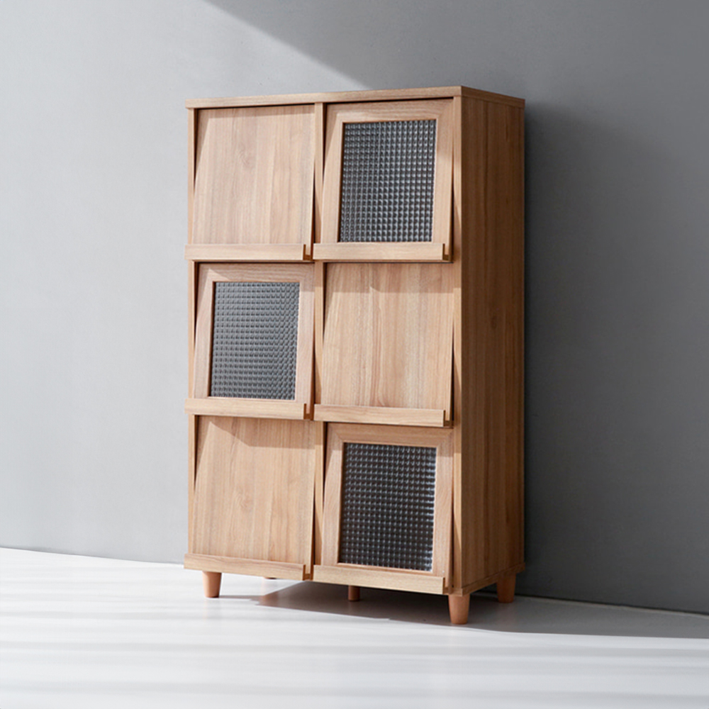 필몬 수납장 6문 NFM13280F 세로형 807x400x1330mm, 3단, 캄포어베니어 4374.3576 - 상세 이미지 4