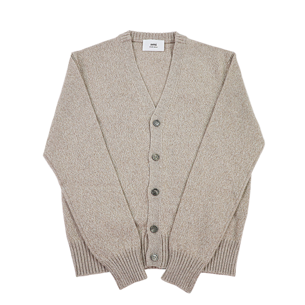 아미 미니 하트 토널 울 캐시미어 가디건 HKC127 005 265