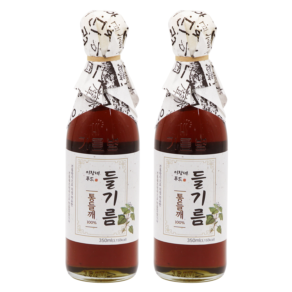 [이장네] 향이 참 고소한 통참깨 참기름+들기름 100% 350 ml - 상세 이미지 5