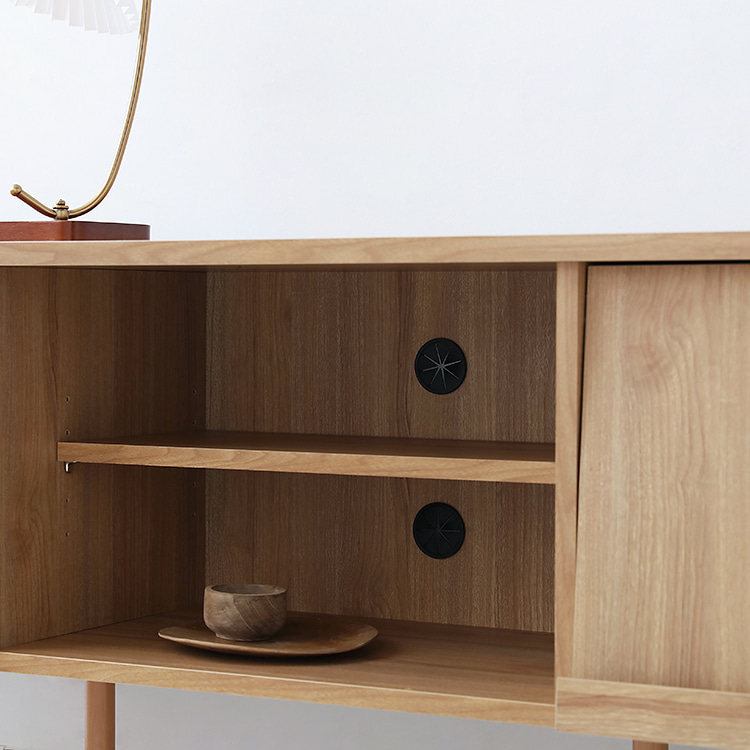 필몬 TV거실장 2단선반 TVBM15055 캄포어베니어