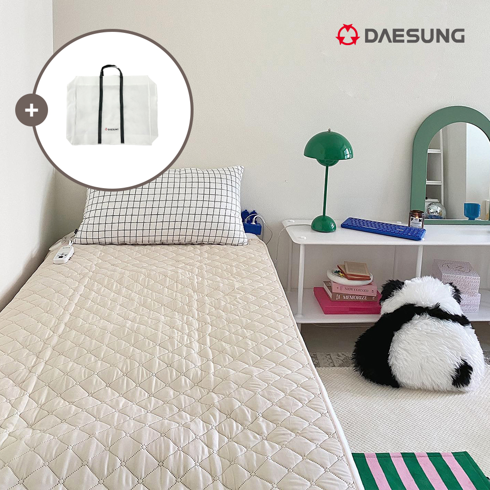 [25년형] 대성쎌틱 탄소 카본매트 그래핀 전기매트 전기요 캠핑 EMF 베이지 싱글