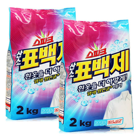 애경산업 스파크 산소표백제 얼룩제거 찌든때제거 2kg, 2개