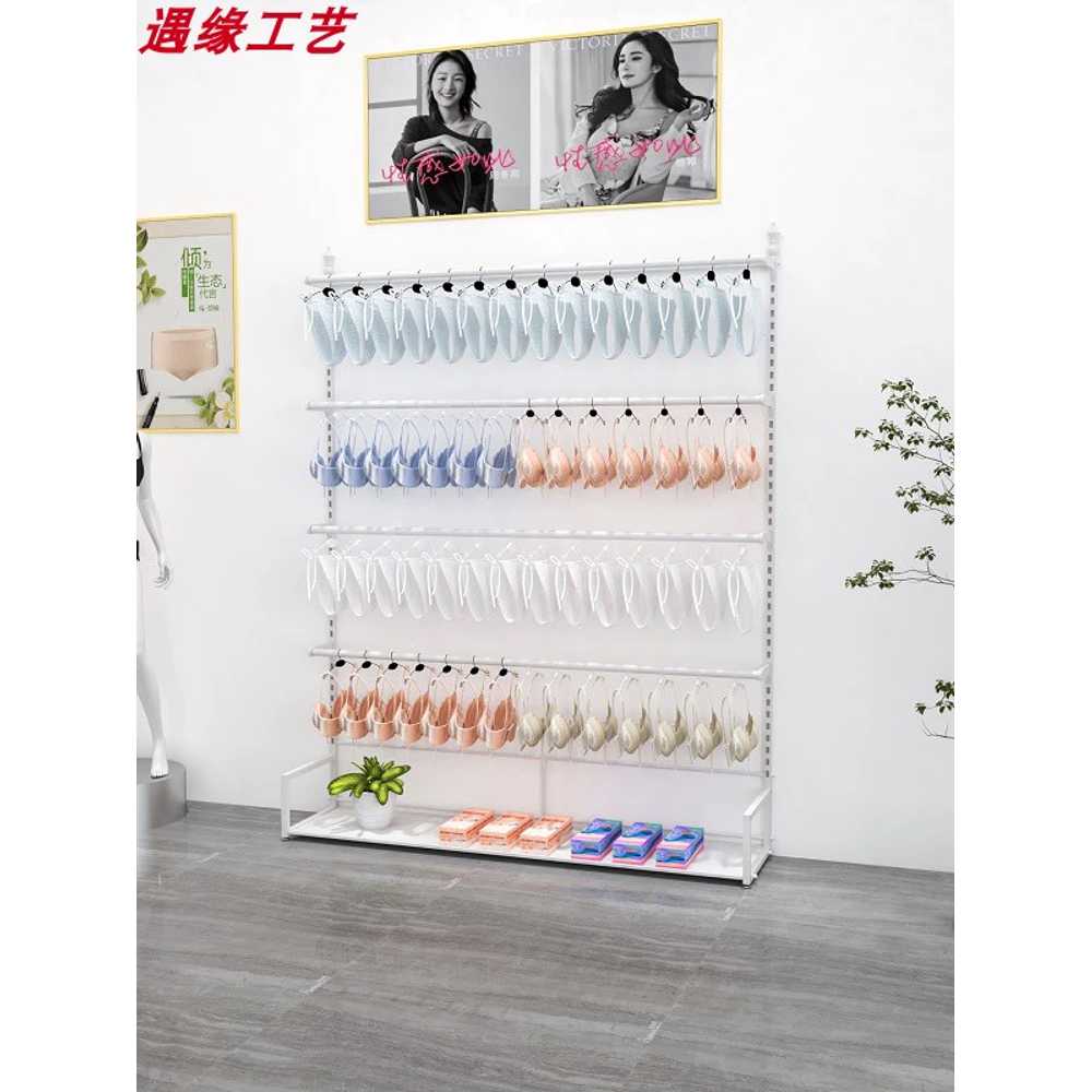 란제리 판매대 디피 쇼핑몰 선반 속옷매장 브래지어 흰색 100cm - 상세 이미지 5