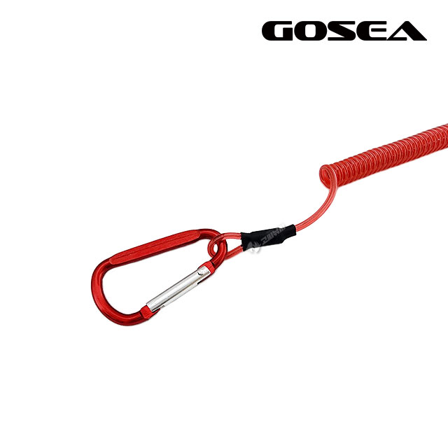 GOSEA 카라비너 스프링 안전고리 GSF-T04 분실방지 스프링줄 와이어 끈 - 상세 이미지 5