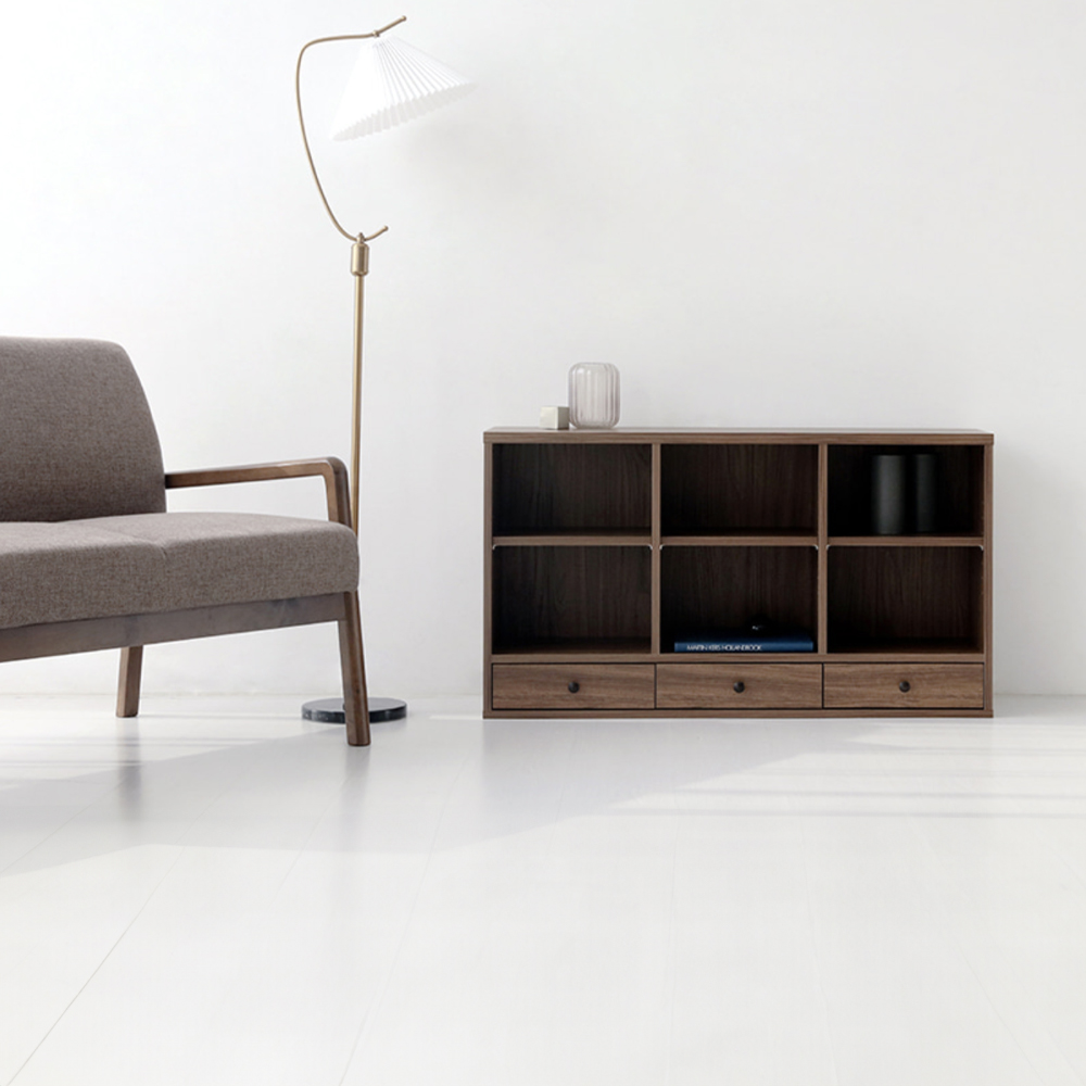 필몬 선반수납장 10860 PUM60110OP 1080x295x600mm, 2단, 미들브라운 4876.9443 - 상세 이미지 4