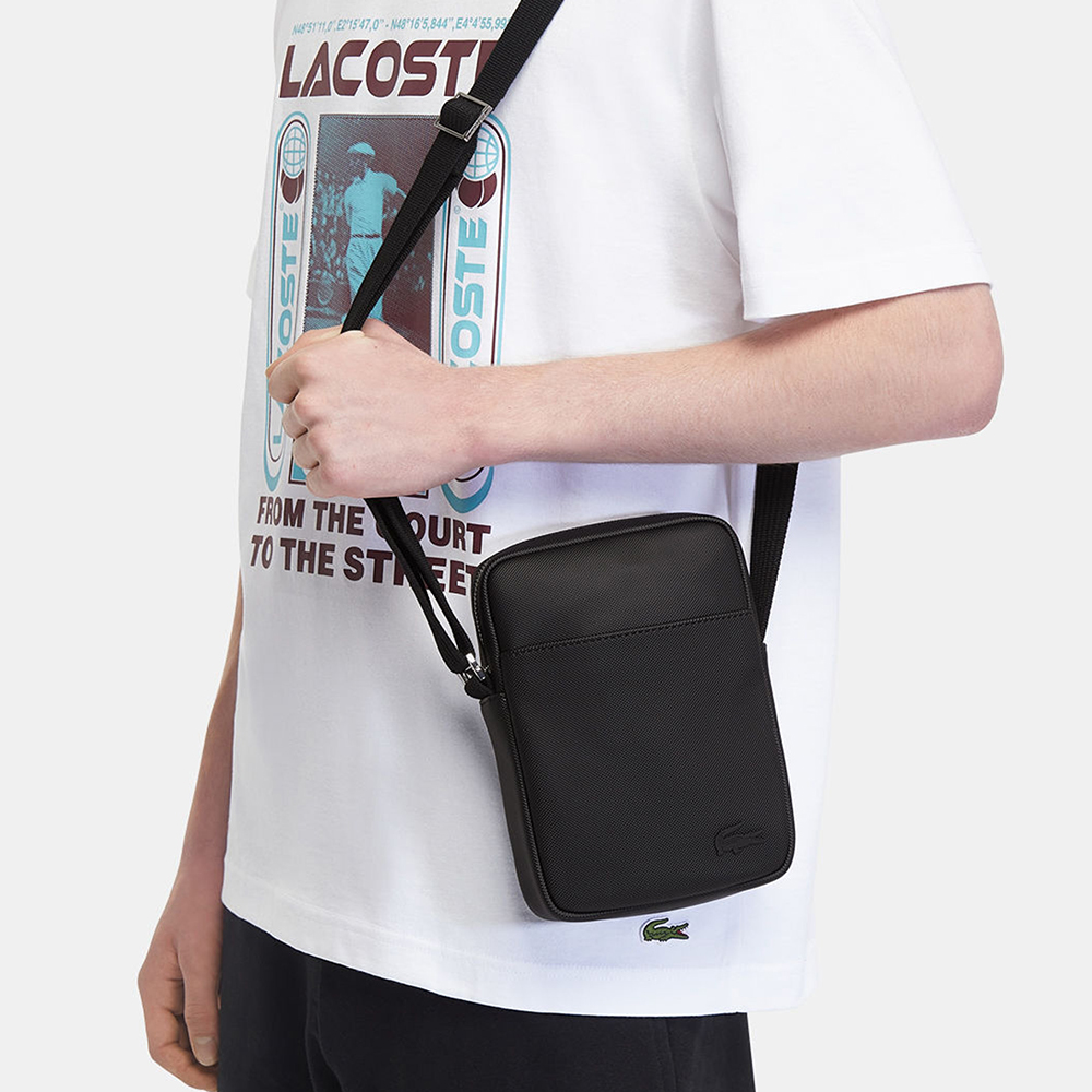 라코스테 남성 크로스백 스몰 가죽 경량 가방 NH4422