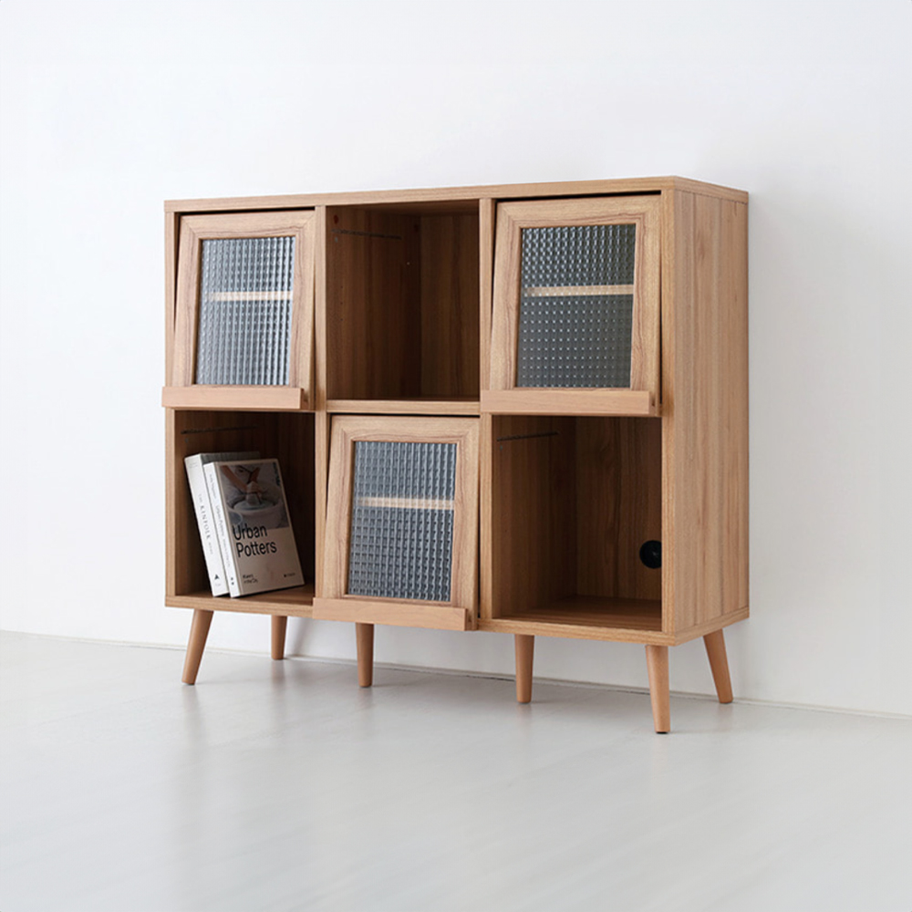 필몬 콘솔수납장 3문 PUM100110F 1085x390x975mm, 2단, 캄포어베니어 5845.9481