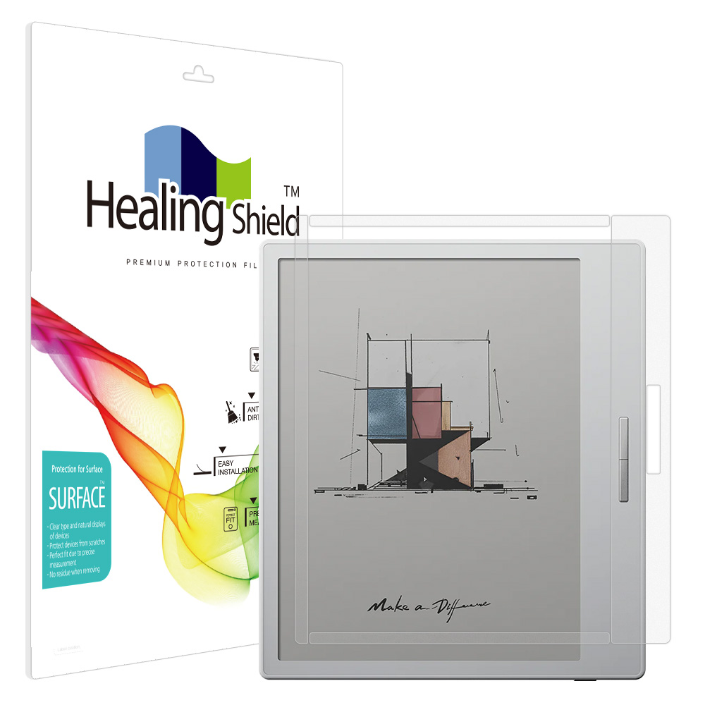 오닉스 북스 고 컬러 7 화이트 무광 전면베젤보호필름 2매