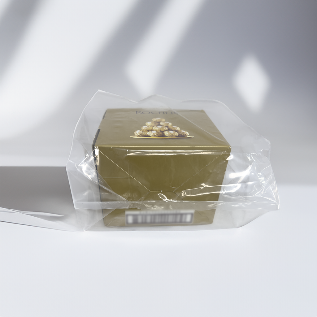 손잡이 링 PE비닐봉투 투명 비닐쇼핑백 100장