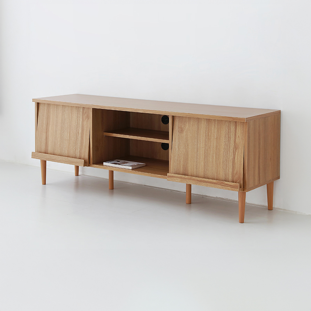 필몬 TV거실장 2단선반 TVBM15055 캄포어베니어