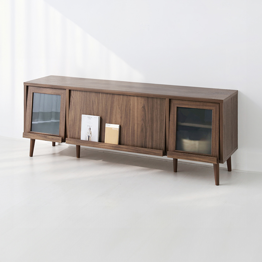 필몬 TV거실장 3문 58160 1600x400x580mm, 미들브라운 0036. 9802