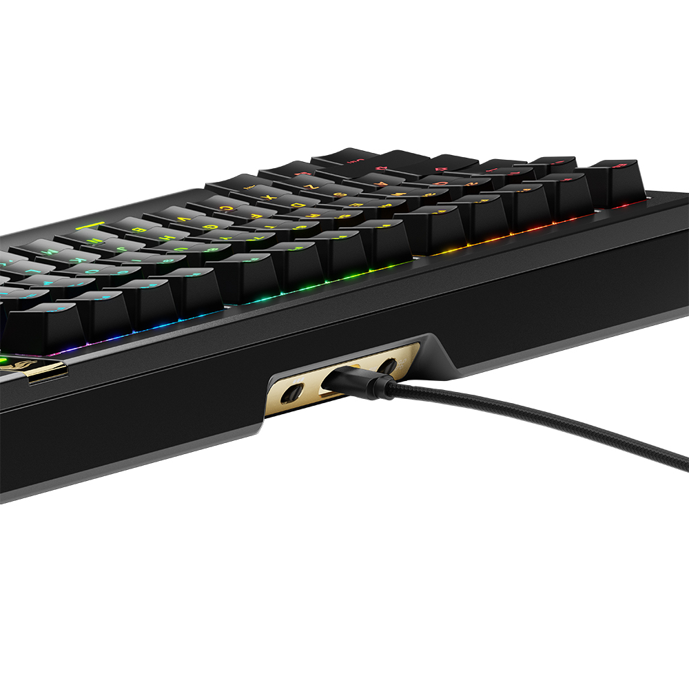 글로리어스 GMMK3 PRO HE 75% Prebuilt 풀 알루미늄 커스텀 래피드 트리거 유선 게이밍 키보드(블랙/실버) - 상세 이미지 5