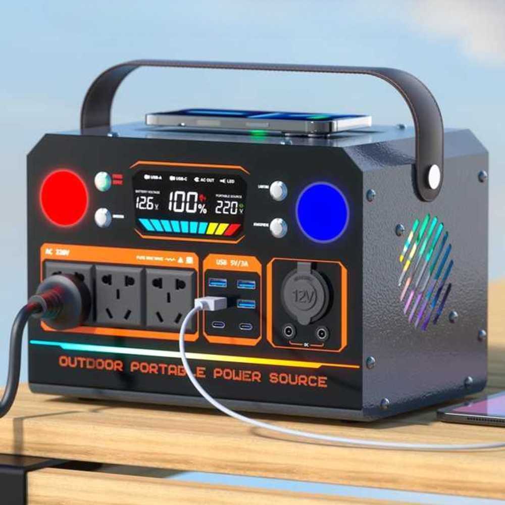 올인원 파워뱅크 캠핑용 대용량 보조 배터리 차박 1100W 655Wh - 상세 이미지 2