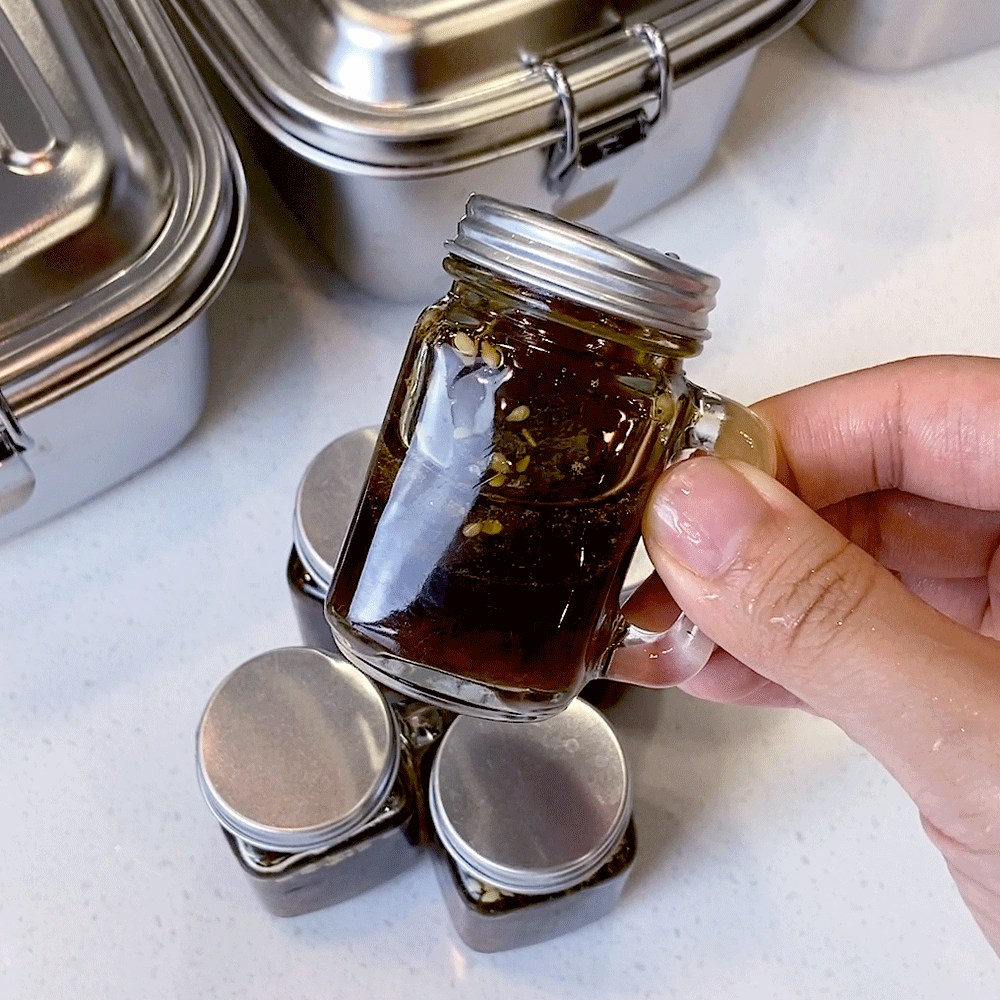 살림하는언니들 샐러드 드레싱 소스 유리병 완벽밀폐 35ML