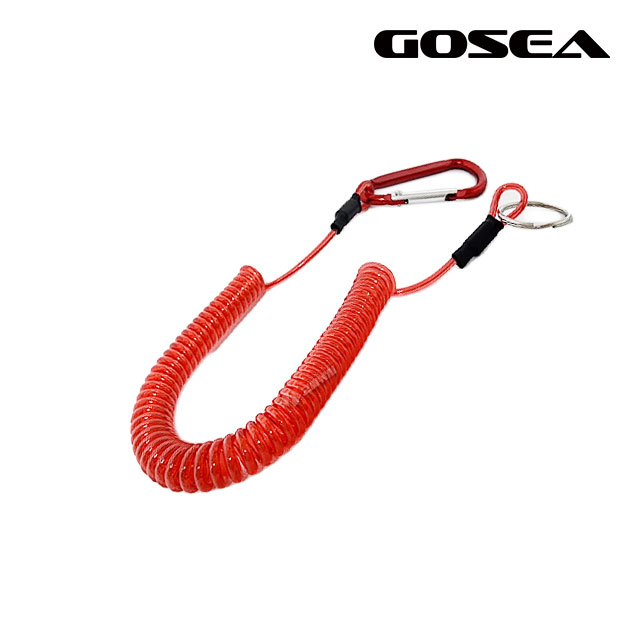 GOSEA 카라비너 스프링 안전고리 GSF-T04 분실방지 스프링줄 와이어 끈 - 상세 이미지 4