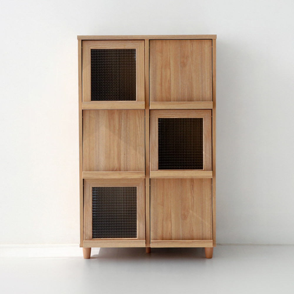 필몬 수납장 6문 NFM13280F 세로형 807x400x1330mm, 3단, 캄포어베니어 4374.3576 - 메인 이미지