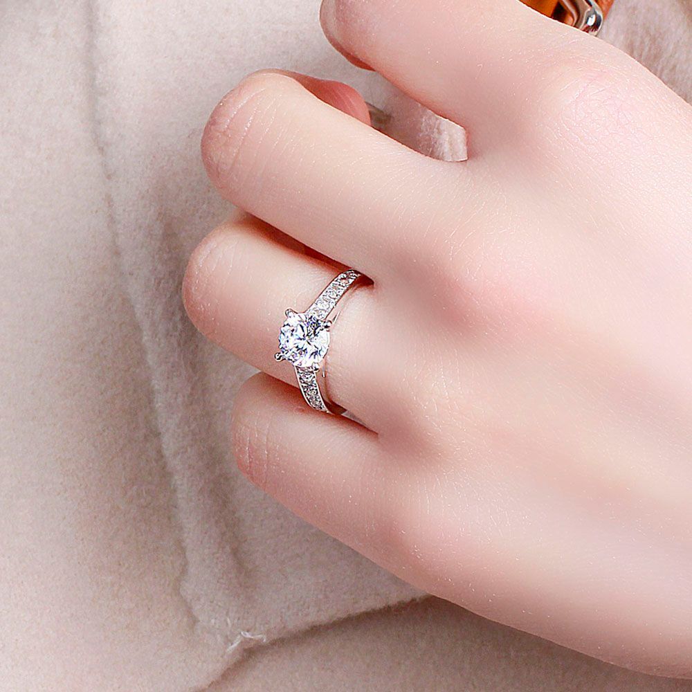 1캐럿 천연 다이아 반지 우신 GIA 러브 세레나데 프로포즈 여자 결혼 예물 선물 웨딩 - 상세 이미지 4
