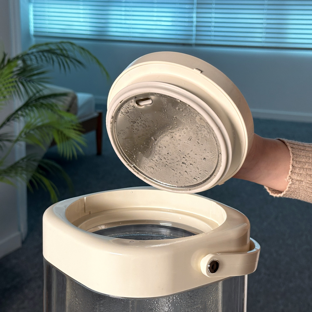 감성전자 워터캔들 신생아 아기 가습기 세척 편한 대용량 가열식가습기 GS-HM25WT