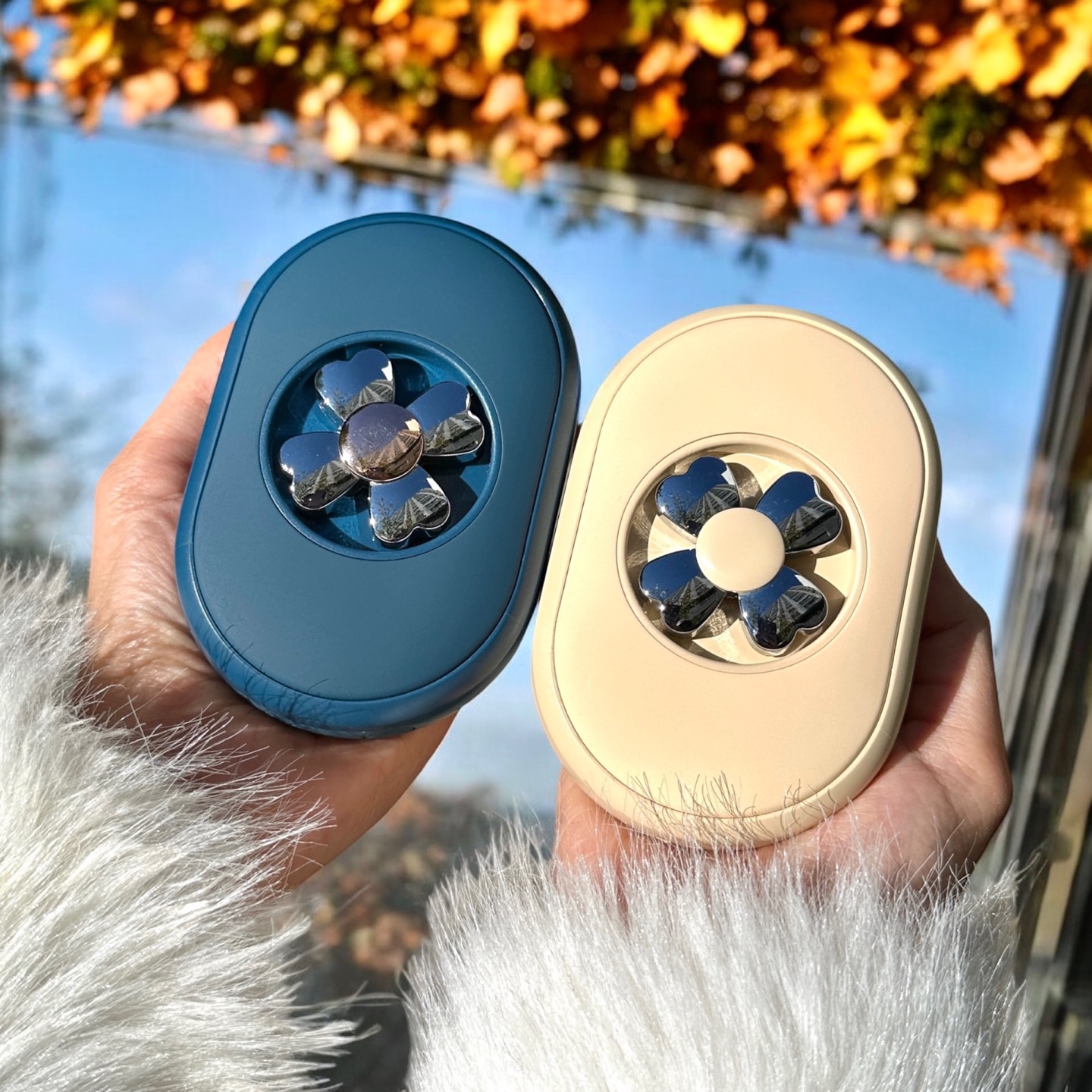 에디토 전기 핫팩 휴대용 충전식 손난로 양면발열 손날로 10000mAh 보조배터리 1+1 - 상세 이미지 4