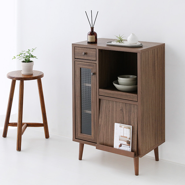 필몬 주방수납장 PUM9760L 600x390x975mm, 2단, 미들브라운 0509.2911 - 상세 이미지 5