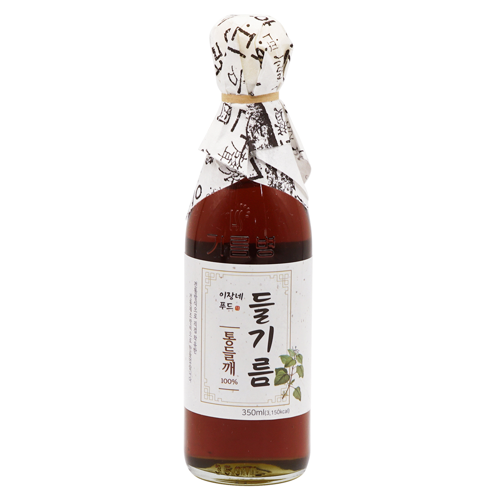 [이장네] 향이 참 고소한 통참깨 참기름+들기름 100% 350 ml - 상세 이미지 4