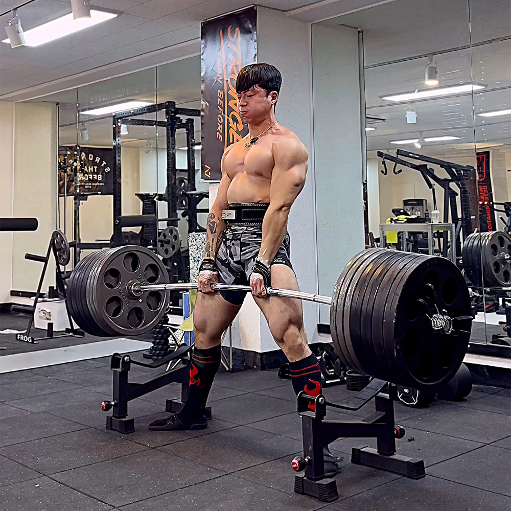 브렁크 터질라 데드리프트 양말 두꺼운 장목 데드삭스 헬스 운동 - 상세 이미지 2