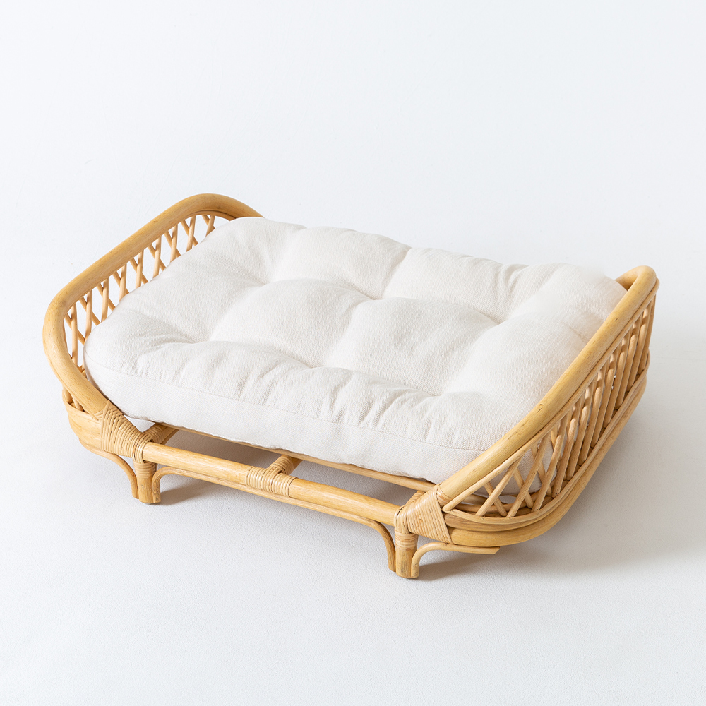 에스닉 라탄 강아지침대 쇼파 고양이해먹 애견 펫베드 반려견 방석