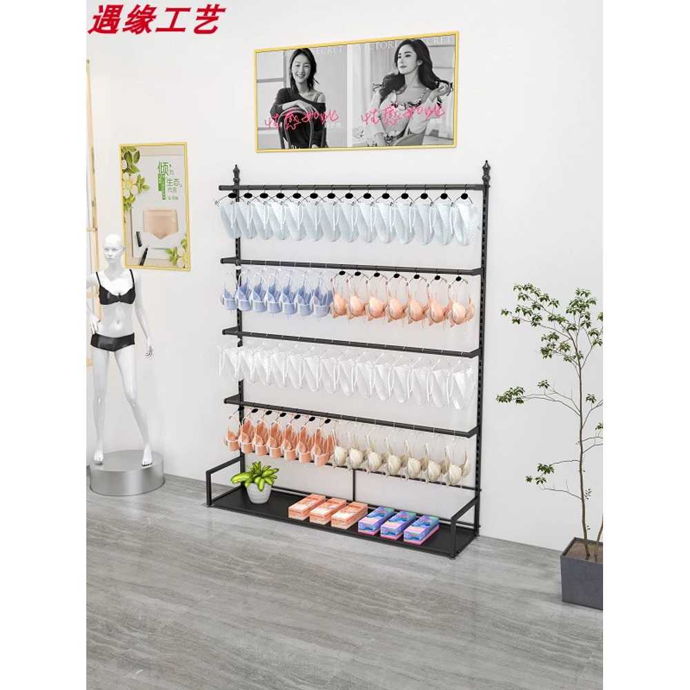 란제리 판매대 디피 쇼핑몰 선반 속옷매장 브래지어 흰색 100cm - 상세 이미지 2