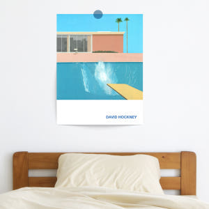 데이비드 호크니 캔버스 그림 액자 인테리어 작품 포스터 A4 솔직 후기 | 실제 배치 사진 포함 - 상품 이미지 1