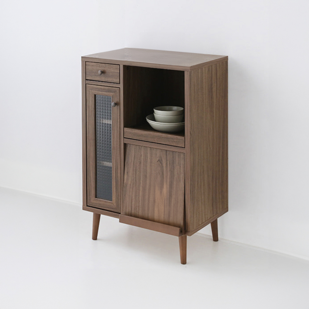 필몬 주방수납장 PUM9760L 600x390x975mm, 2단, 미들브라운 0509.2911 - 상세 이미지 4