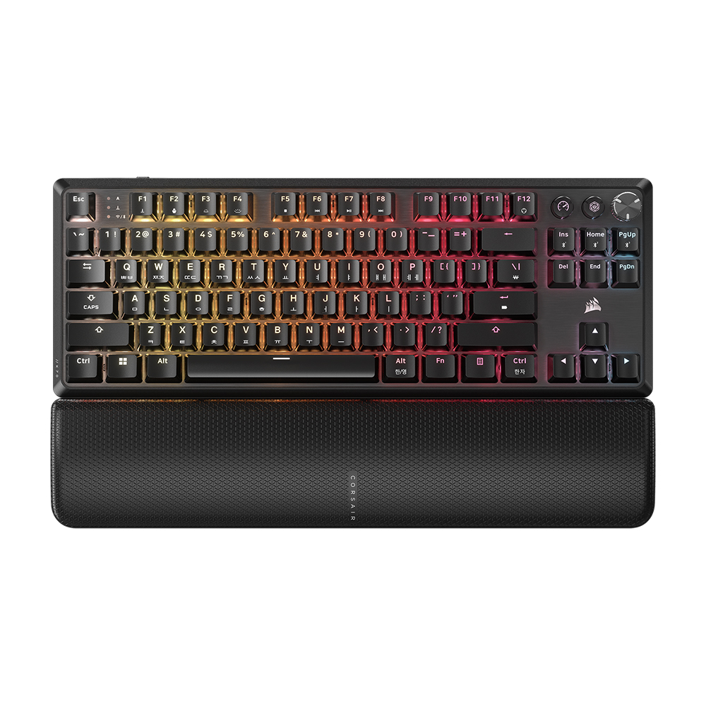 커세어 K70 RGB CORE TKL 텐키리스 무선 게이밍 기계식 키보드 저소음 은축 - 메인 이미지