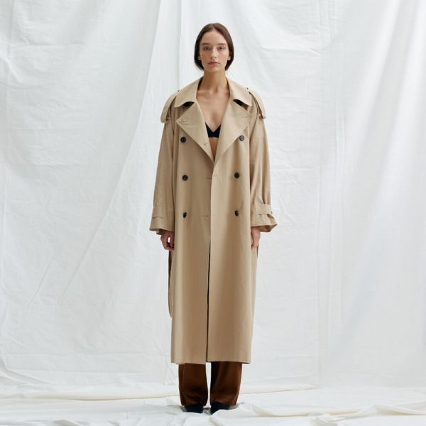 에이치에이트 ANDERSON TRENCHCOAT SAND BEIGE 120155 : 블랙메리몰