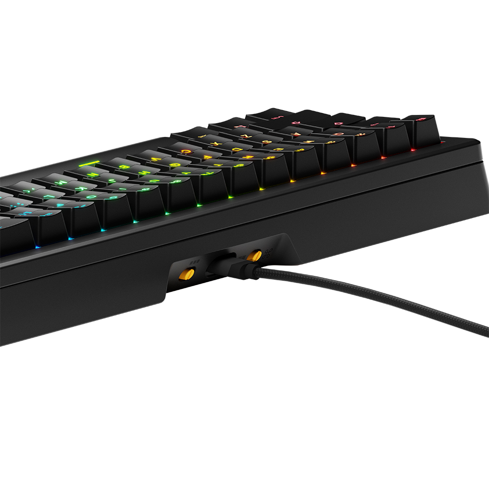 글로리어스 GMMK3 HE 65% Prebuilt 커스텀 래피드 트리거 유선 게이밍 키보드(블랙/화이트) - 상세 이미지 5