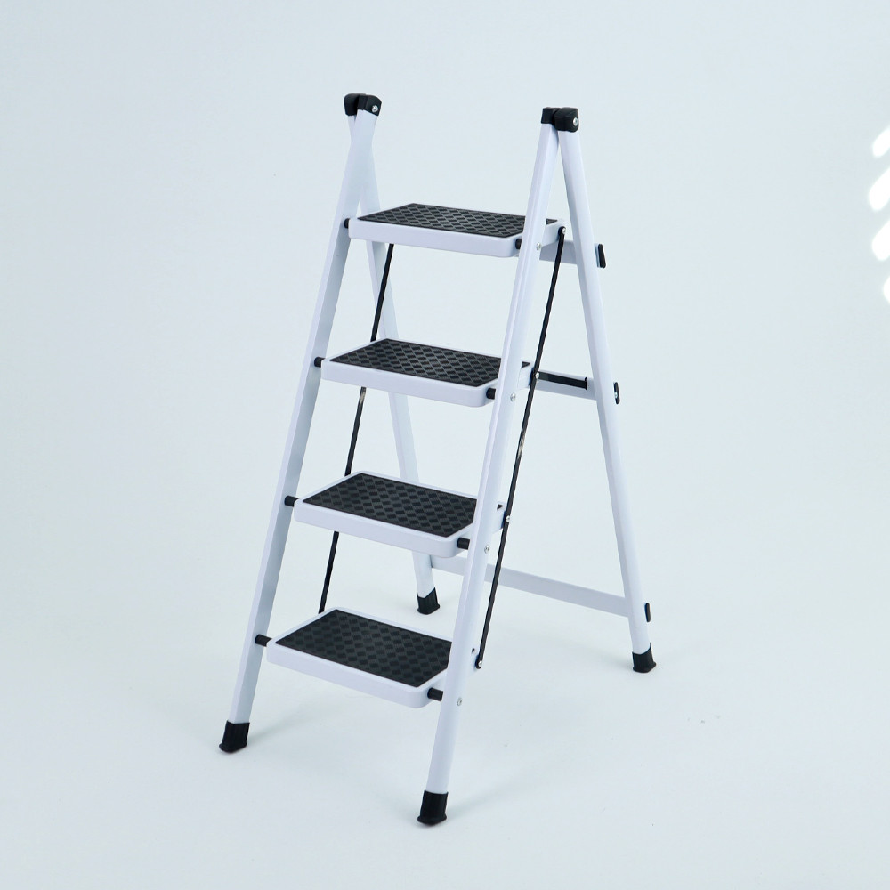 핫버튼 2단 사다리 광폭 작업 발판 가정용 접이식 주방 휴대용 간이 소형