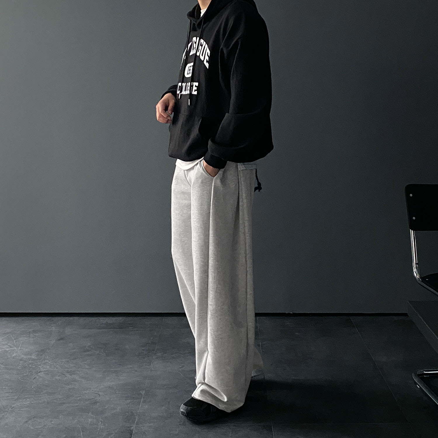 벌룬팬츠 스웻팬츠 남자와이드팬츠 - 상세 이미지 4