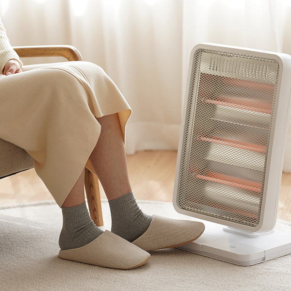 휴앤봇 전기 발난로 소형 스토브 HNB-3Q1200W 석영관 미니 가정용 사무실 히터 - 상품 이미지