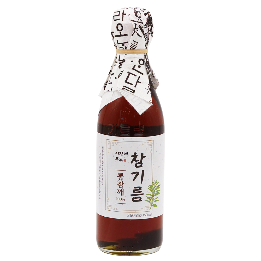 [이장네] 향이 참 고소한 통참깨 참기름+들기름 100% 350 ml - 상세 이미지 2
