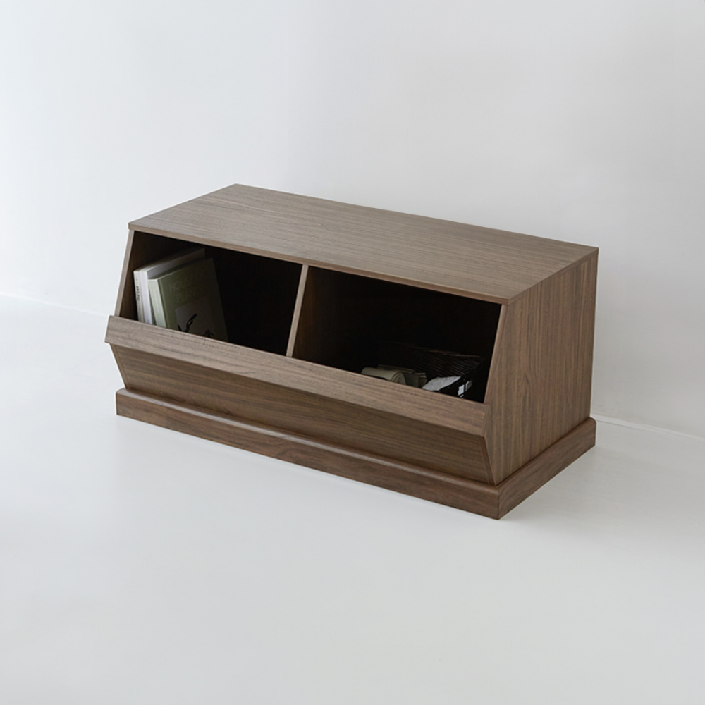 필몬 수납박스 940x490x430mm, 1단, 미들브라운 4615.9894 - 상세 이미지 2