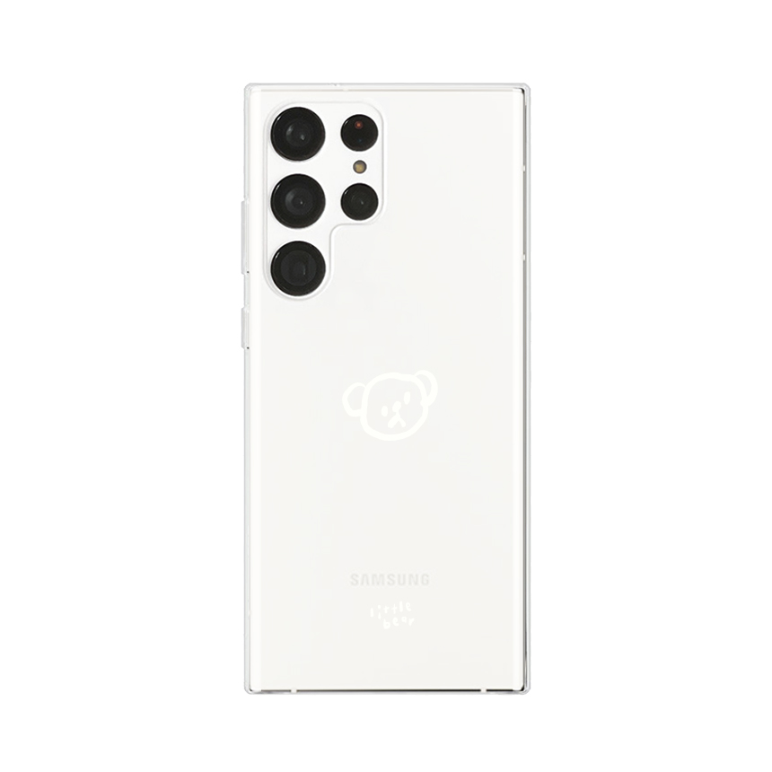 케꾸 갤럭시 S25 울트라 리틀베어 젤하드 맥세이프 폰케이스 - 메인 이미지