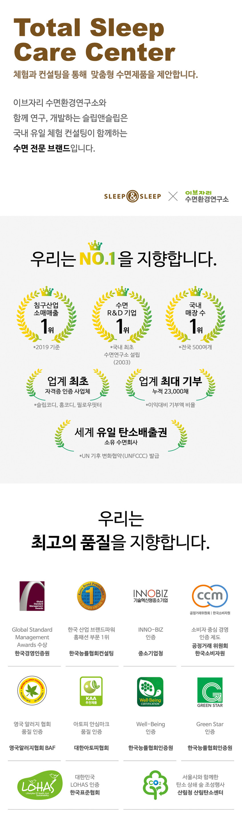 슬립앤슬립 푹신한 마이크로화이버 항균 솜 경추베개 판매처 상세 정보 이미지 2
