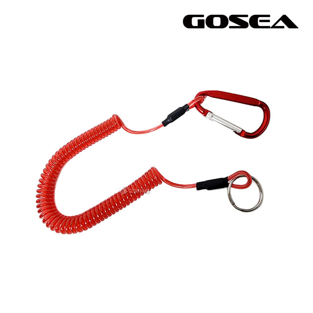 GOSEA 카라비너 스프링 안전고리 GSF-T04 분실방지 스프링줄 와이어 끈 - 상세 이미지 4
