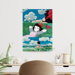 마녀 배달부 키키 포스터 그림 캔버스 액자 1번 솔직 후기 | 실제 배치 사진 포함 - 상품 이미지 1